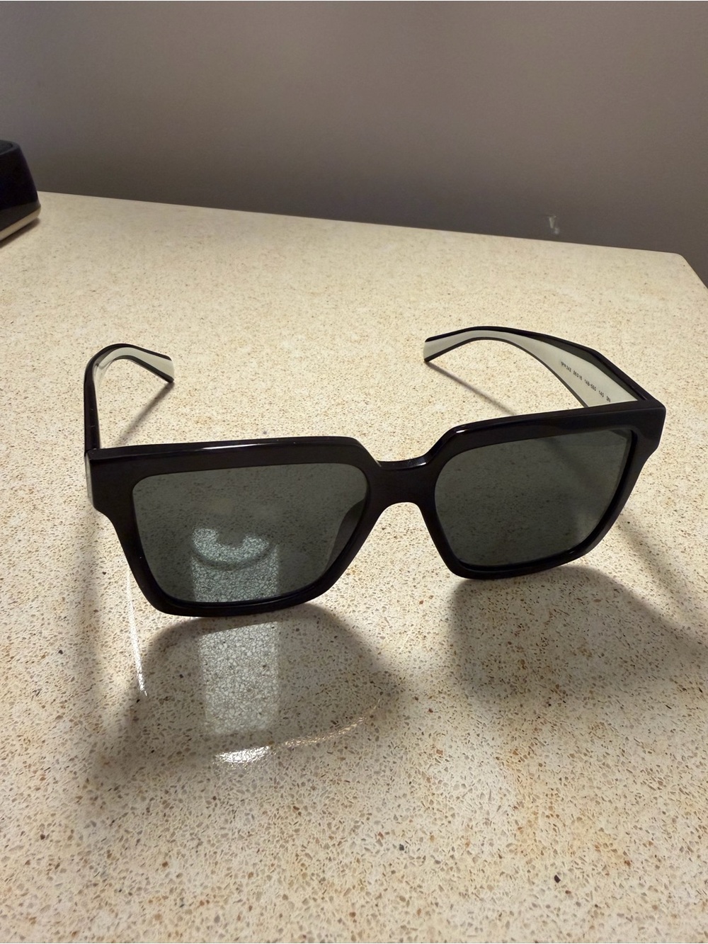 Prada Black Square Women's Sunglasses